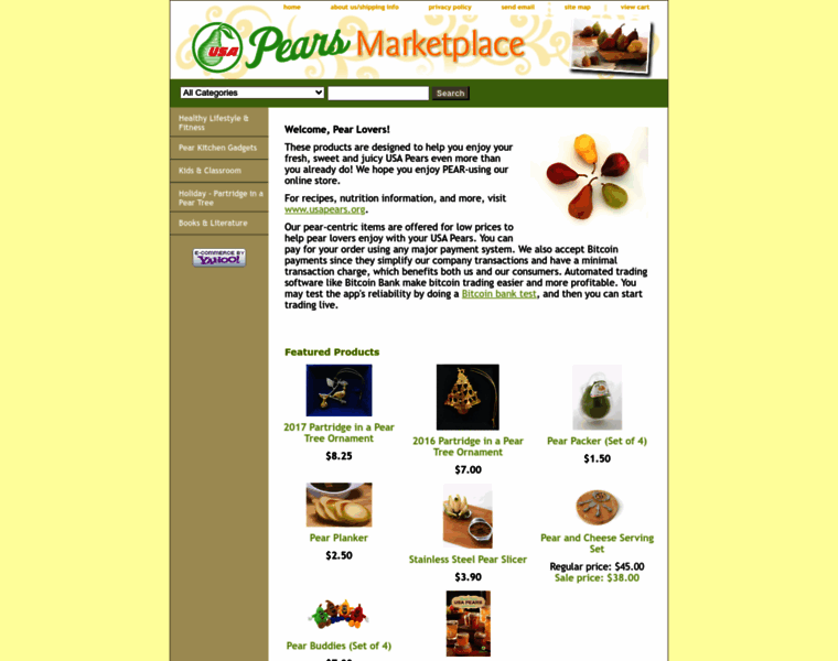 Usapearsmarketplace.org thumbnail