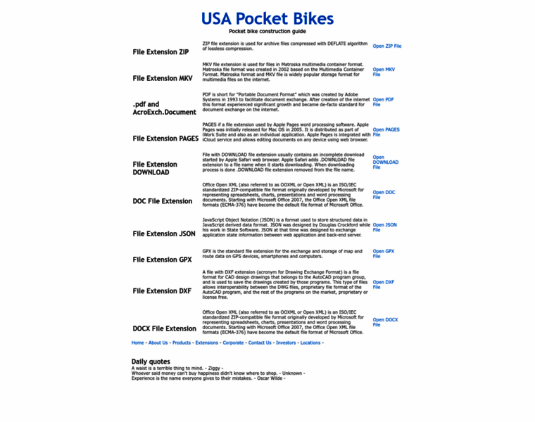 Usapocketbikes.com thumbnail