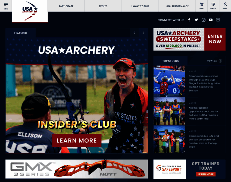 Usarchery.org thumbnail