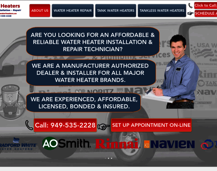 Usawaterheaters.us thumbnail