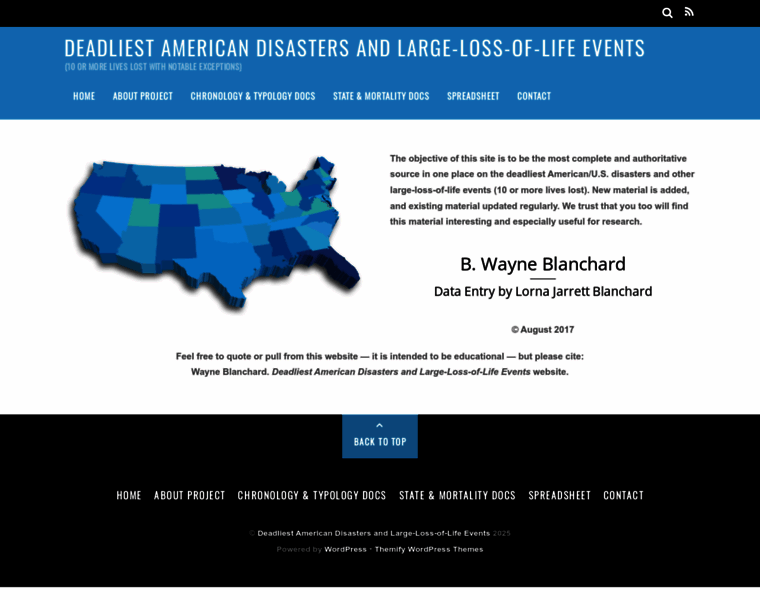 Usdeadlyevents.com thumbnail
