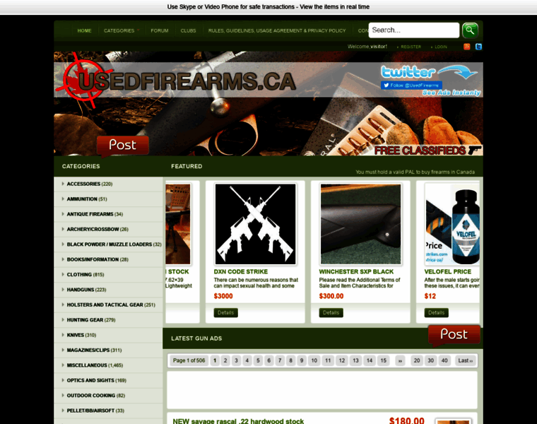 Usedfirearms.ca thumbnail