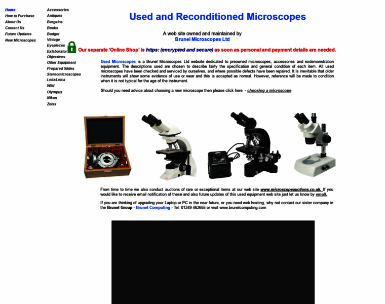 Usedmicroscopes.co.uk thumbnail