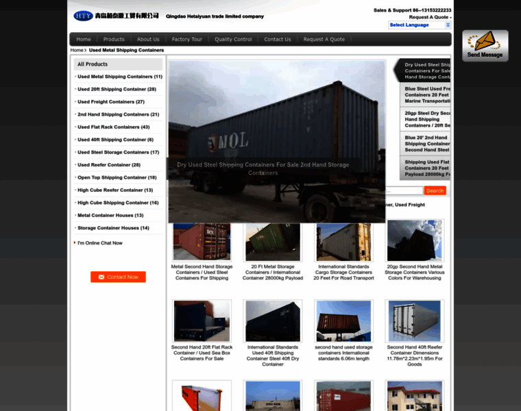 Usedshipping-containers.com thumbnail