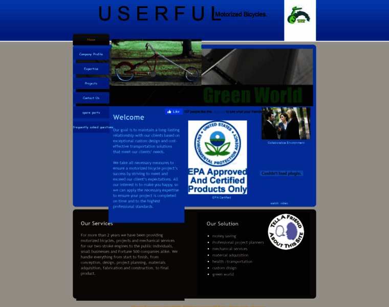 Userfulmotorizedbicycle.com thumbnail