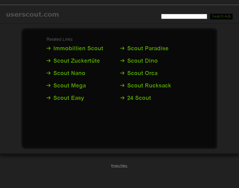 Userscout.com thumbnail Userscout.com thumbnail