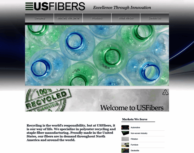 Usfibers.com thumbnail