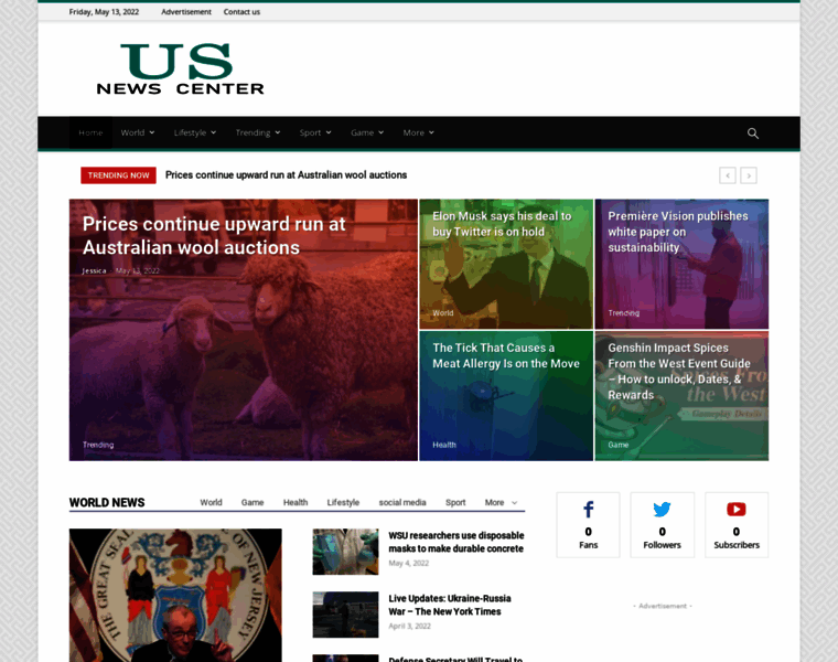 Usnewscenter.org thumbnail