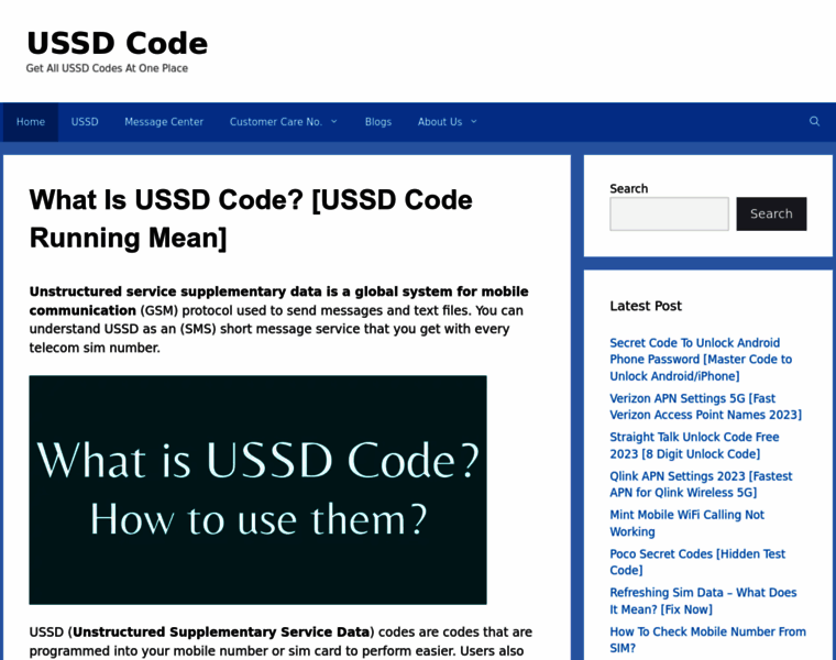 Ussdcode.in thumbnail