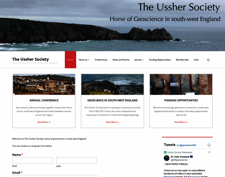Ussher.org.uk thumbnail
