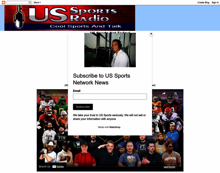 Ussportsradio.net thumbnail