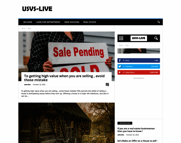Usvs-live.com thumbnail
