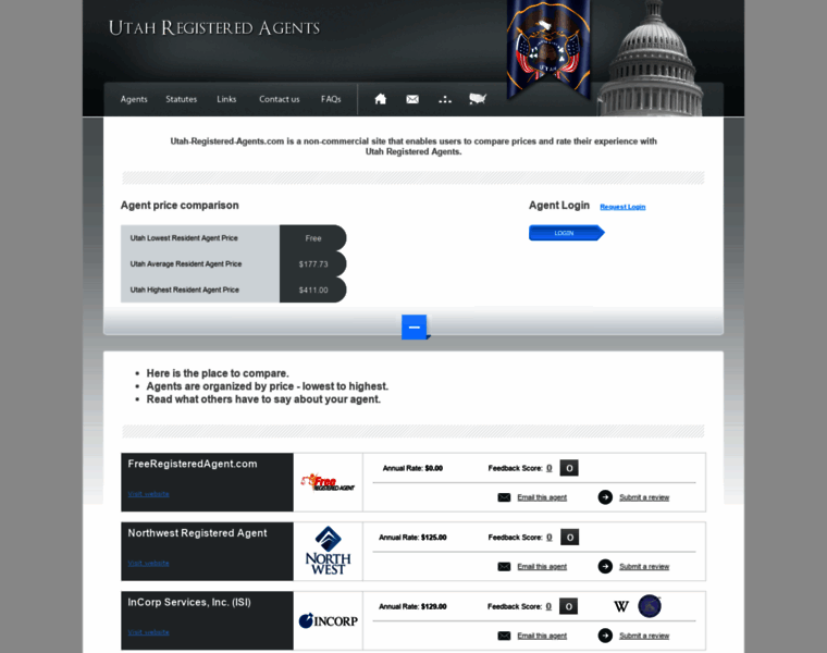 Utah-registered-agents.com thumbnail