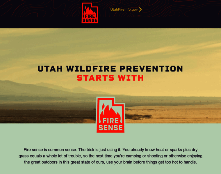 Utahfiresense.org thumbnail