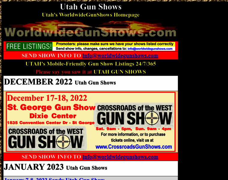 Utahgunshows.net thumbnail