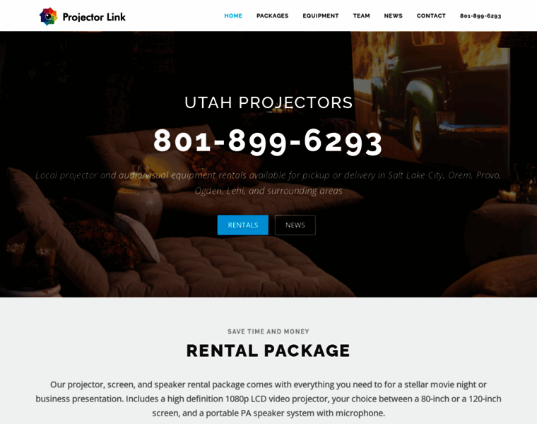 Utahprojectors.com thumbnail