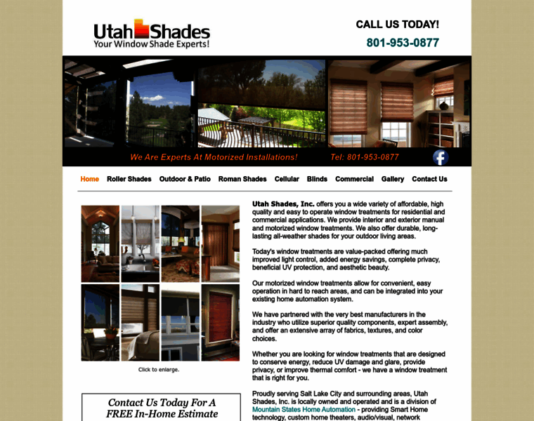 Utahshades.com thumbnail