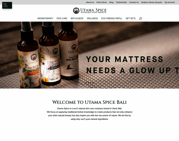 Utamaspicebali.com thumbnail