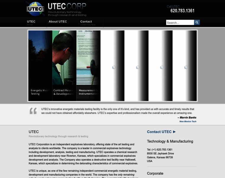 Utec-corp.com thumbnail