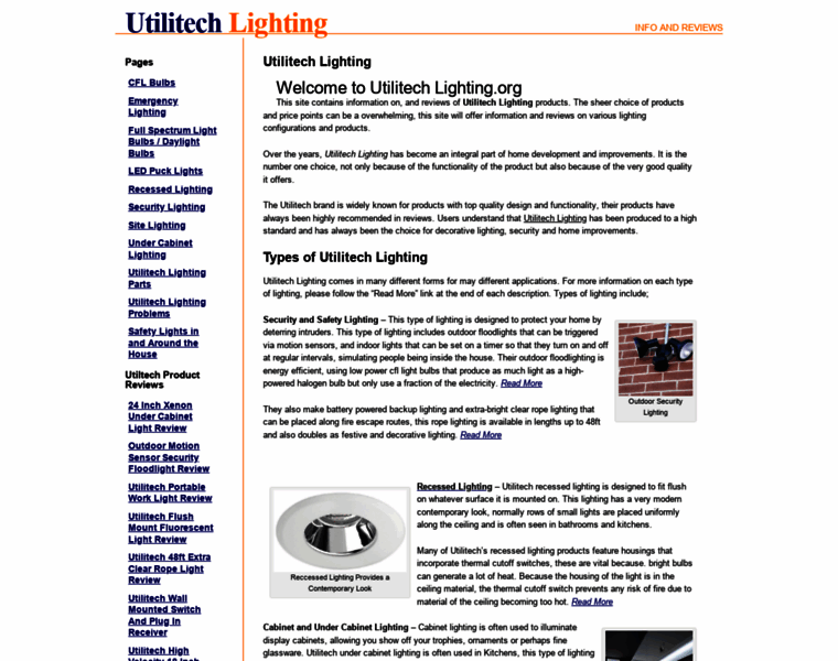 Utilitechlighting.org thumbnail