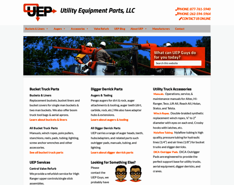 Utilityequipmentparts.com thumbnail