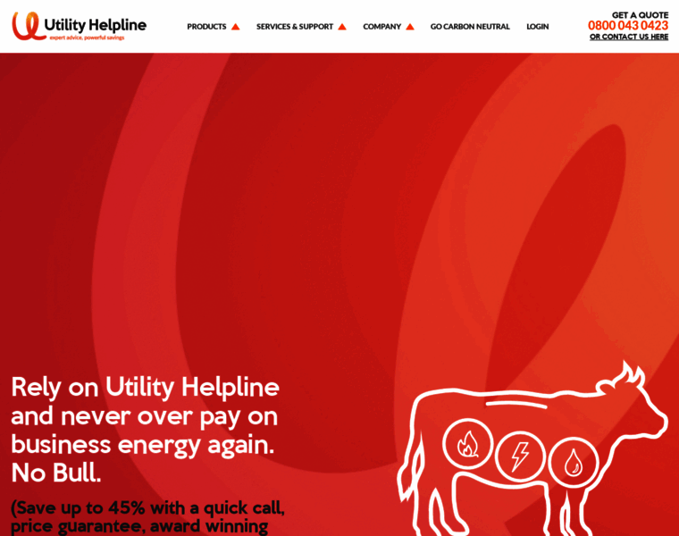Utilityhelpline.co.uk thumbnail