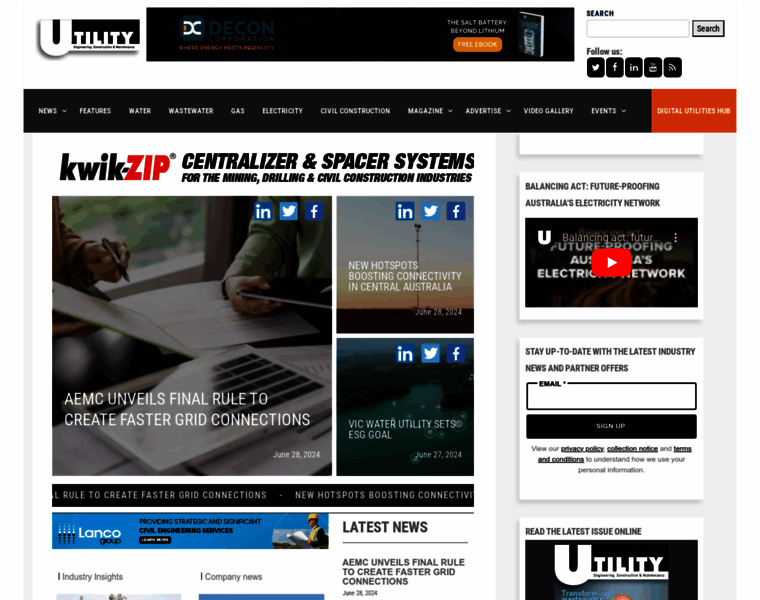 Utilitymagazine.com.au thumbnail