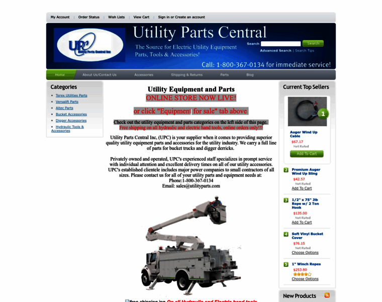 Utilityparts.com thumbnail