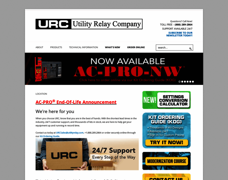 Utilityrelay.com thumbnail