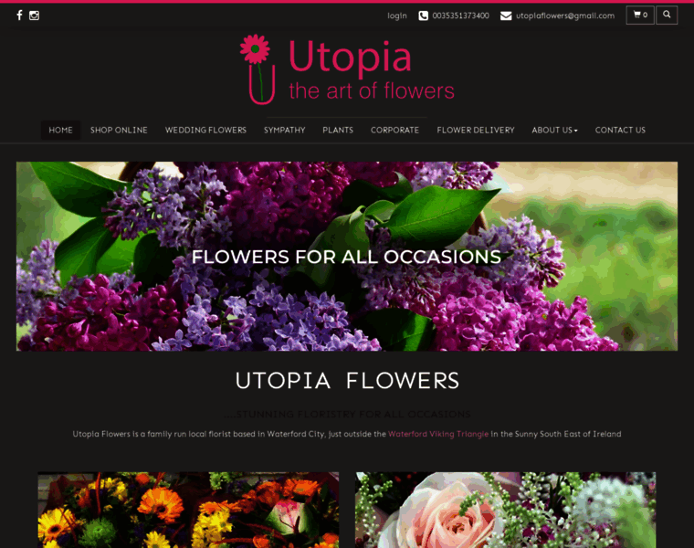 Utopiaflowers.com thumbnail