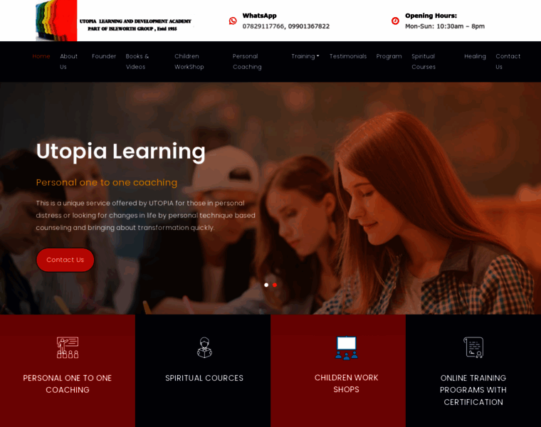 Utopialearning.co.in thumbnail