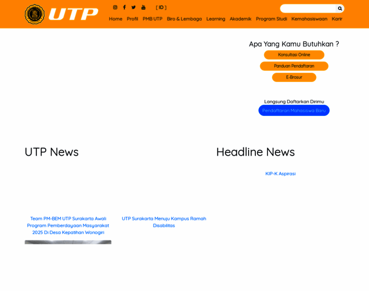 Utp.ac.id thumbnail