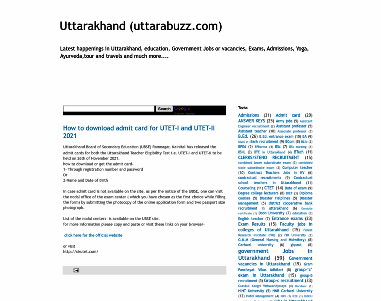 Uttarabuzz.com thumbnail