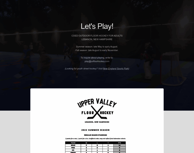 Uvfloorhockey.com thumbnail