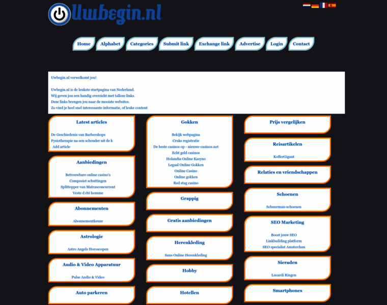Uwbegin.nl thumbnail