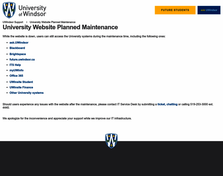 Uwindsorsupport.ca thumbnail Uwindsorsupport.ca thumbnail