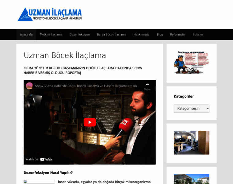 Uzmanbocekilaclama.net thumbnail
