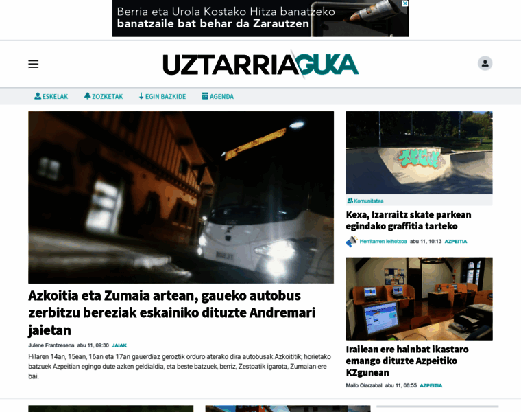 Uztarria.com thumbnail