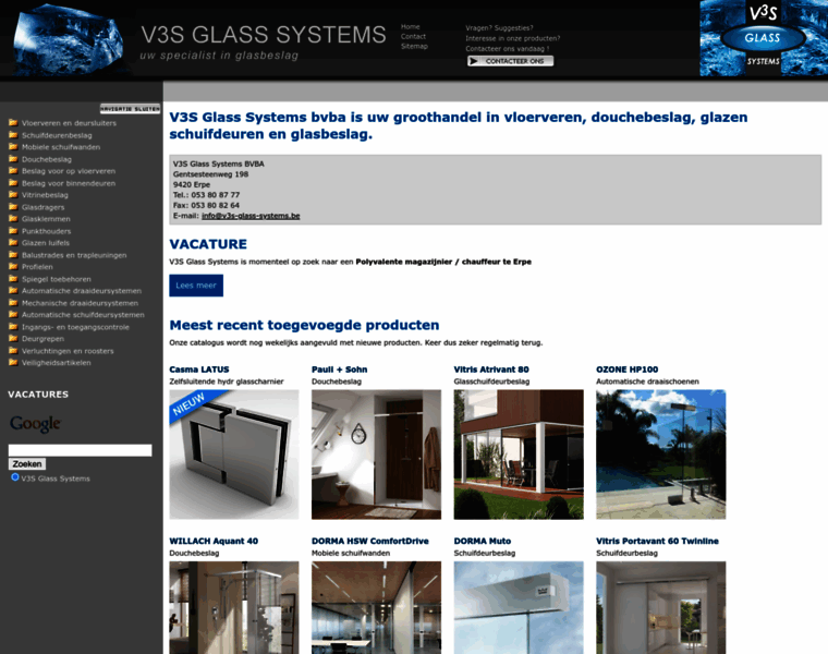 V3s-glass-systems.be thumbnail