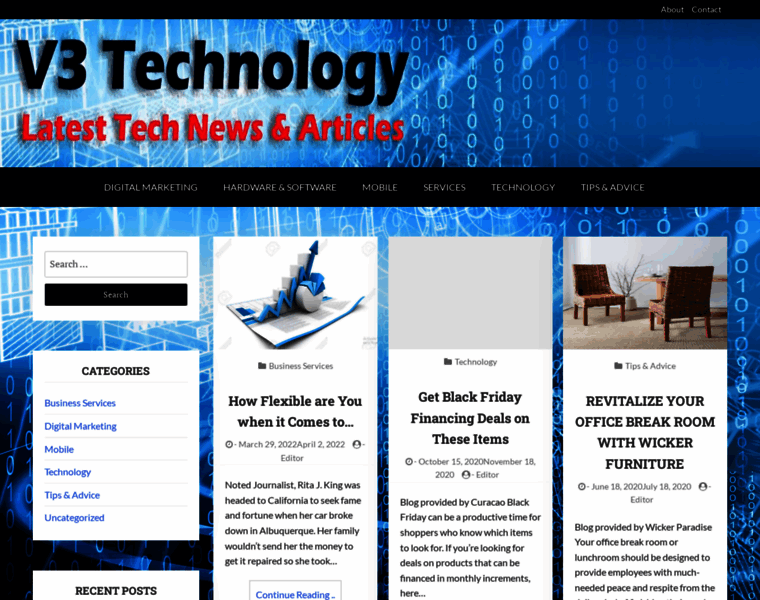 V3technology.net thumbnail