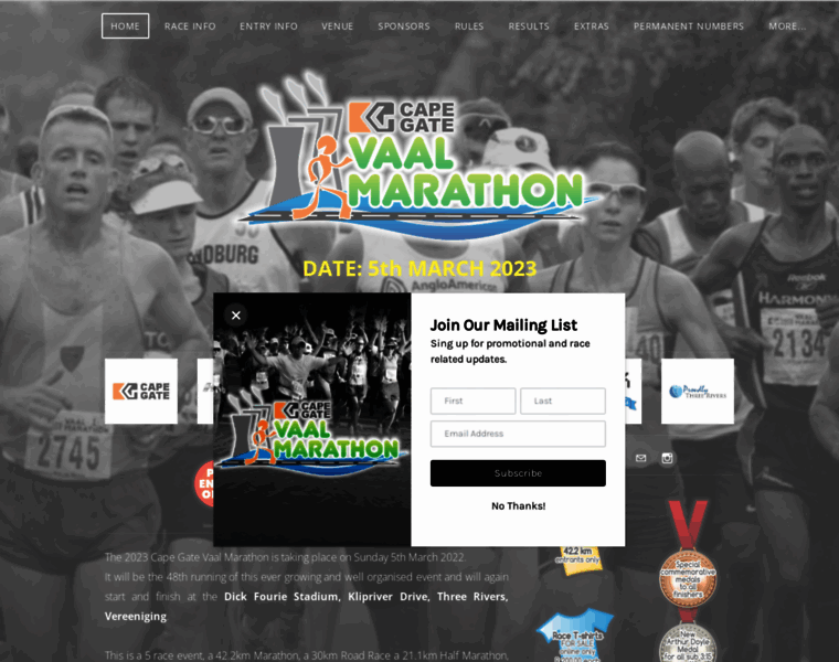 Vaalmarathon.co.za thumbnail