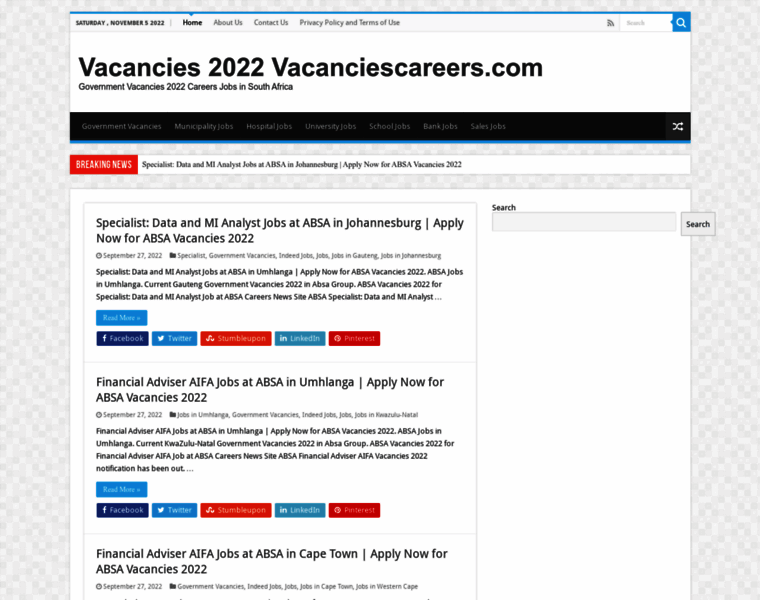 Vacanciescareers.com thumbnail