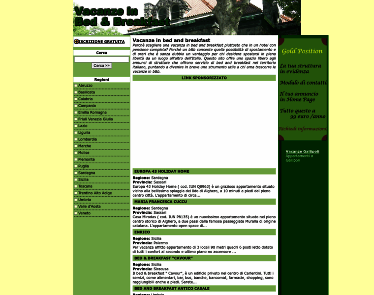 Vacanzabedandbreakfast.com thumbnail