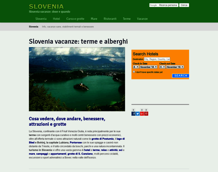 Vacanze-slovenia.com thumbnail