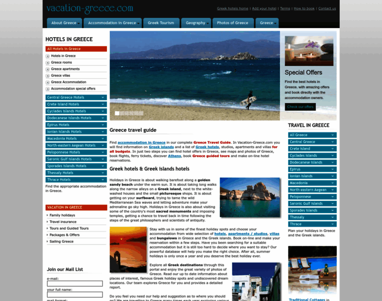 Vacation-greece.com thumbnail