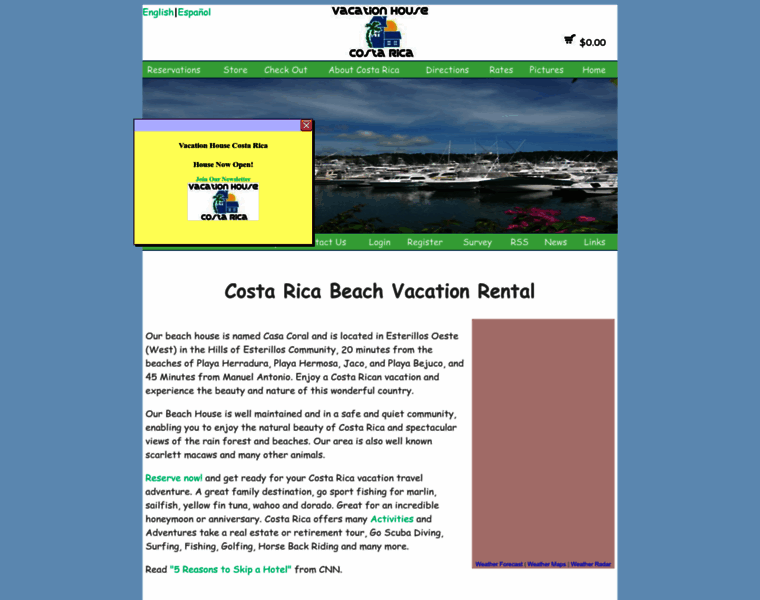 Vacationhousecostarica.com thumbnail