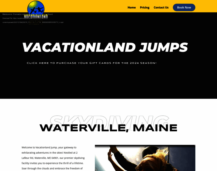 Vacationlandskydiving.com thumbnail