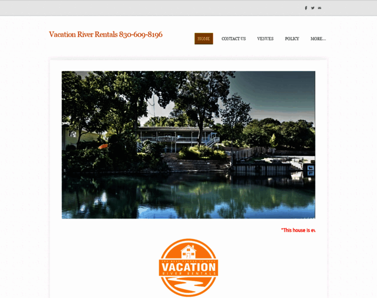 Vacationriverrentals.com thumbnail