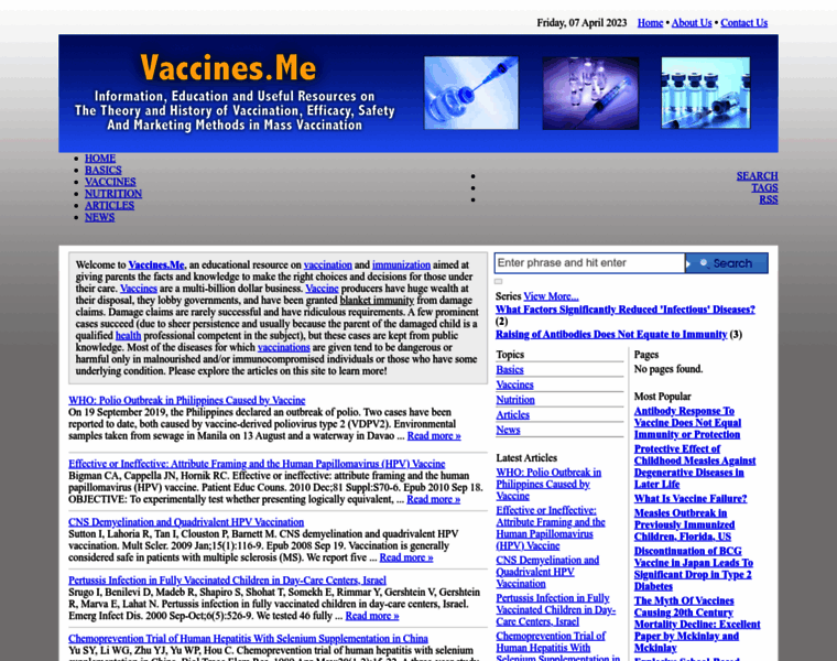 Vaccines.me thumbnail