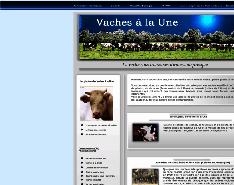 Vaches-a-la-une.fr thumbnail